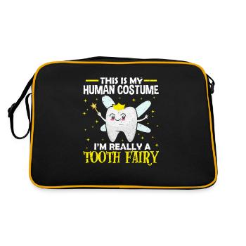 Tooth Fairy - Retro Bag - black/gold - Back