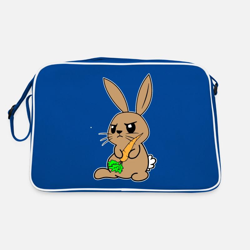 Rabbit with carrot Retro Bag