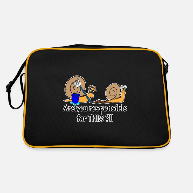Escargots les escargots Sac Retro