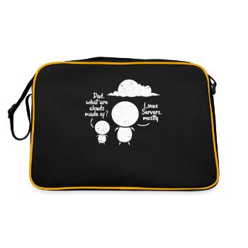 Software Developer Programmer Software Linux - Retro Bag - black/gold - Back