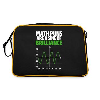 math - Sac Retro - noir/or - Dos