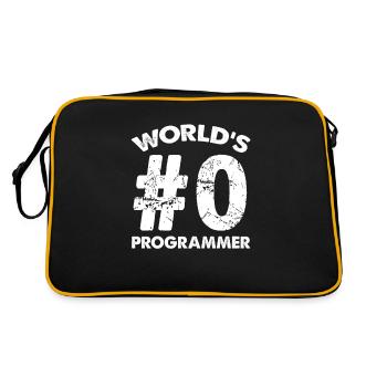 Software developer programmer software - Retro Bag - black/gold - Back