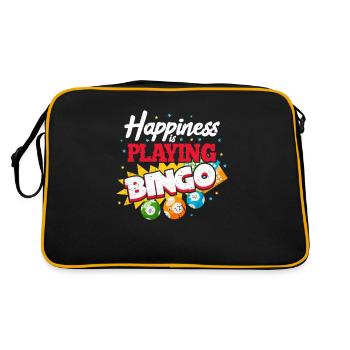 bingo - Retro Bag - black/gold - Back