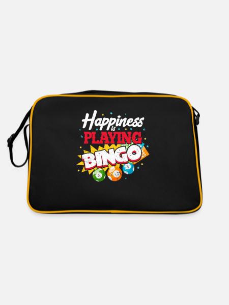 bingo - Retro Bag - black/gold - Back