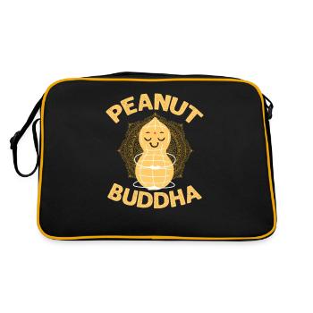 Cacahuète de Bouddha - Sac Retro - noir/or - Dos