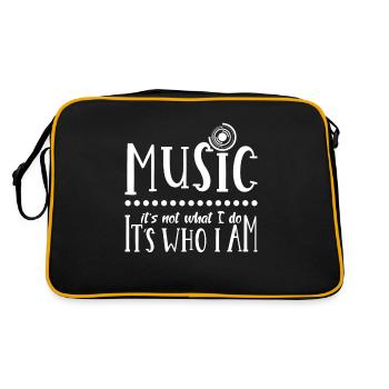 Musiciens - Sac Retro - noir/or - Dos