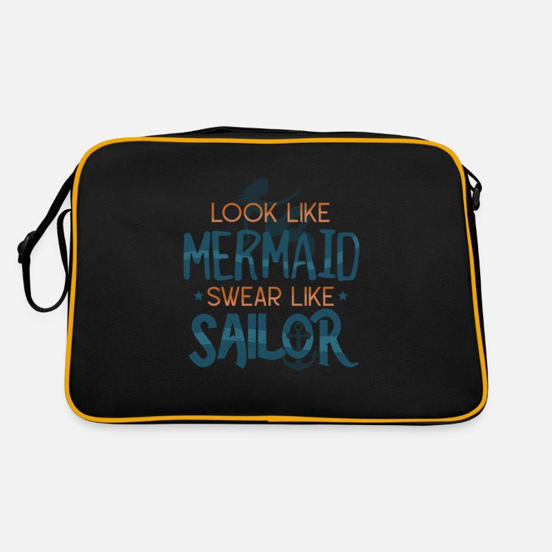 Mermaid sailor Retro Bag