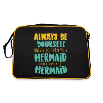 sirène - Sac Retro - noir/or - Dos