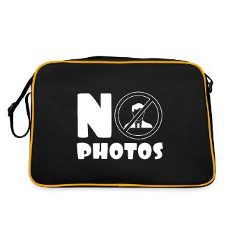 Aucune photo - Sac Retro - noir/or - Dos
