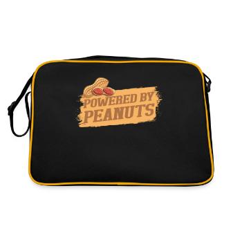 peanut - Retro Bag - black/gold - Back