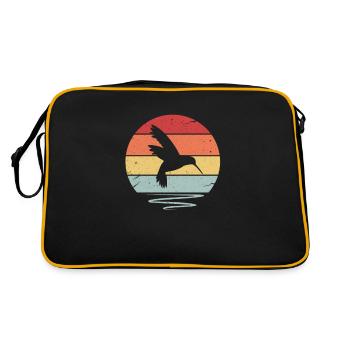 humming-bird - Retro Bag - black/gold - Back
