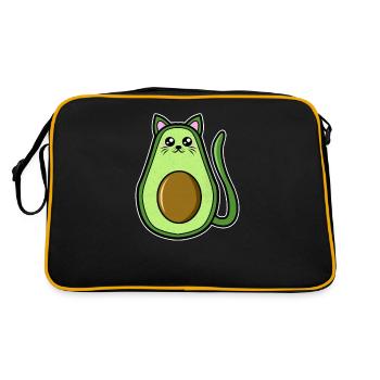 Avocado avocado lover - Retro Bag - black/gold - Back