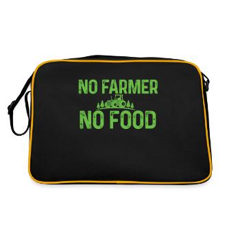 Landwirt - Retro Tasche - Schwarz/Gold - Hinten