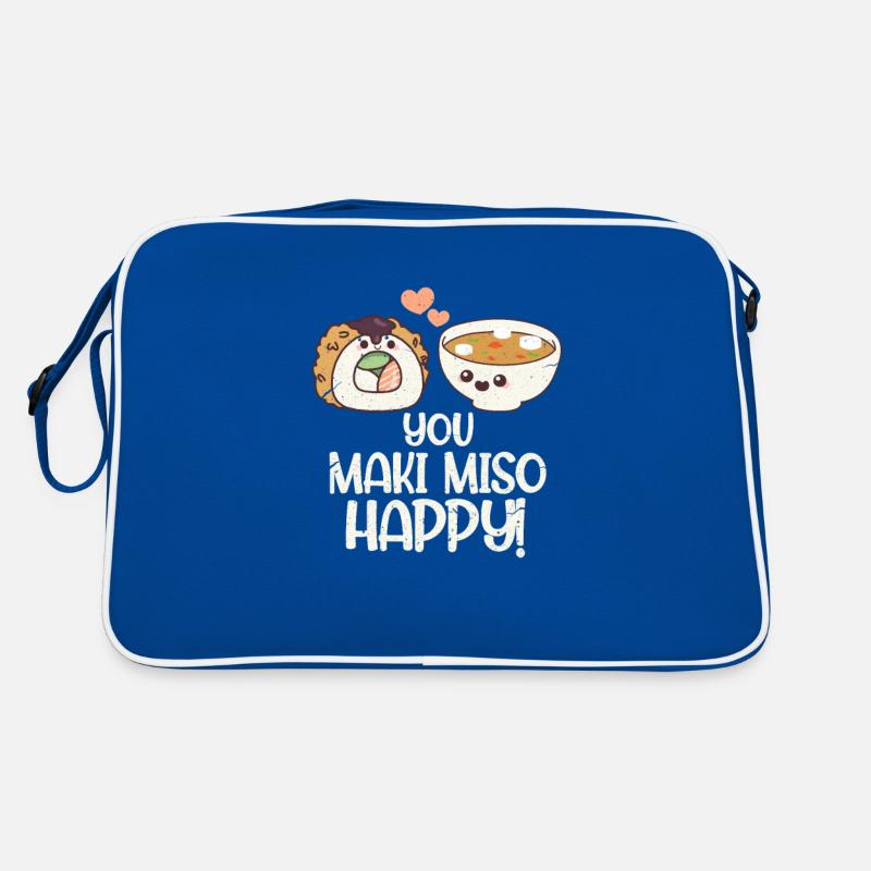 Miso Suppe Japan Essen Japanisch Maki Geschenk Retro Tasche