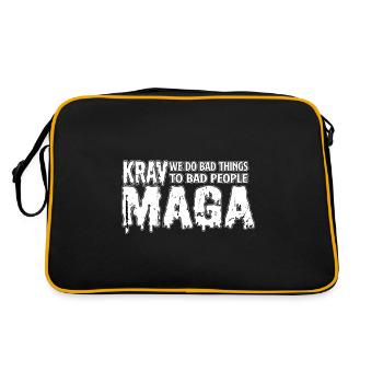 Krav Maga - Sac Retro - noir/or - Dos