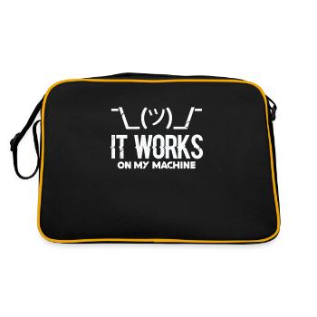 programmer - Retro Bag - black/gold - Back