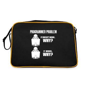 programmer - Retro Bag - black/gold - Back