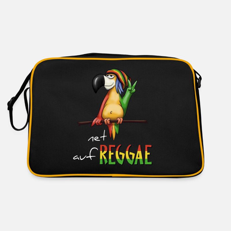 Rasta perroquet Rastafari réfrigéré net Sac Retro