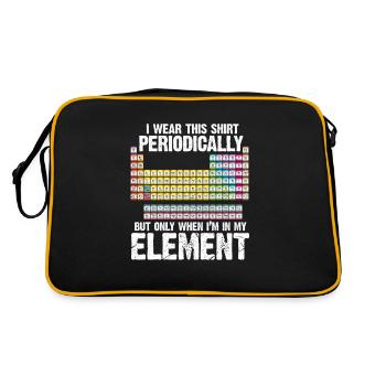 periodic system - Retro Bag - black/gold - Back