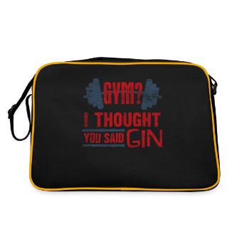 gin - Retro Bag - black/gold - Back