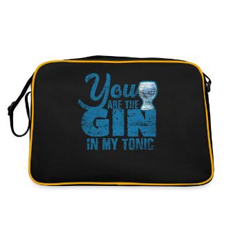 gin - Retro Bag - black/gold - Back
