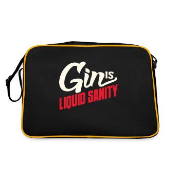 gin - Retro Bag - black/gold - Back