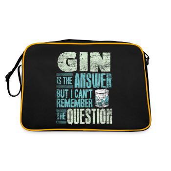 gin - Retro Bag - black/gold - Back