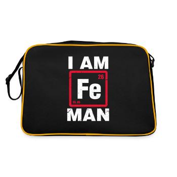 Fer de chimie - Sac Retro - noir/or - Dos