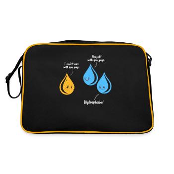 Cadeau de laboratoire de chimie science physique science science - Sac Retro - noir/or - Dos