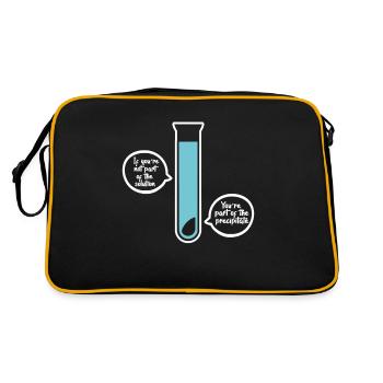 science - Sac Retro - noir/or - Dos
