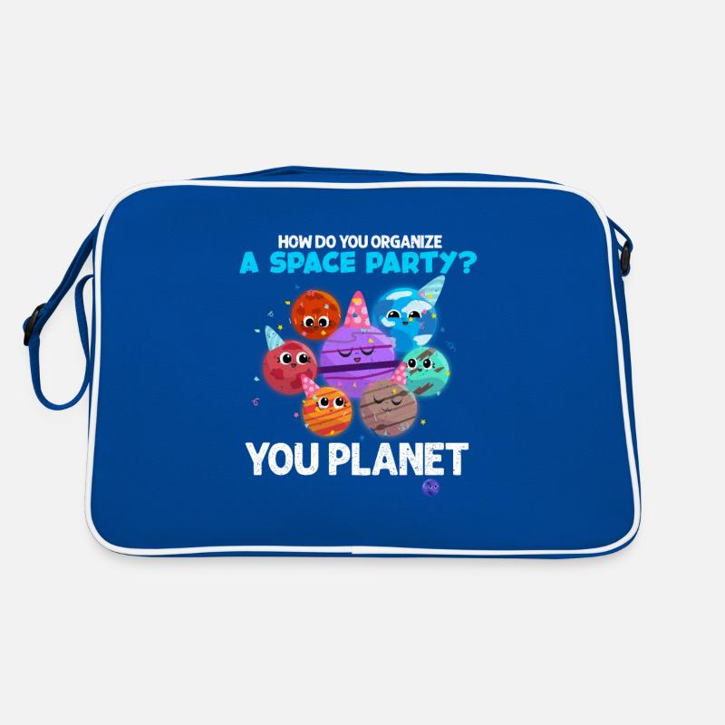 Planeten Retro Tasche