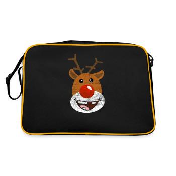Rudolf Reindeer - Retro Bag - black/gold - Back