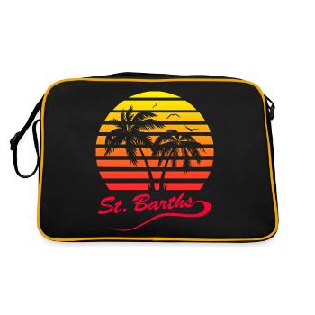 SaintBarthélemy - Sac Retro - noir/or - Dos