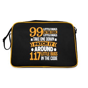 Programmeur code cadeau codeur informatique - Sac Retro - noir/or - Dos