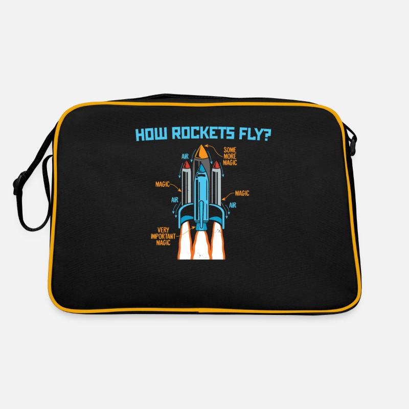 How Rockets Fly Aerospace Engineering Engineer Retro Bag