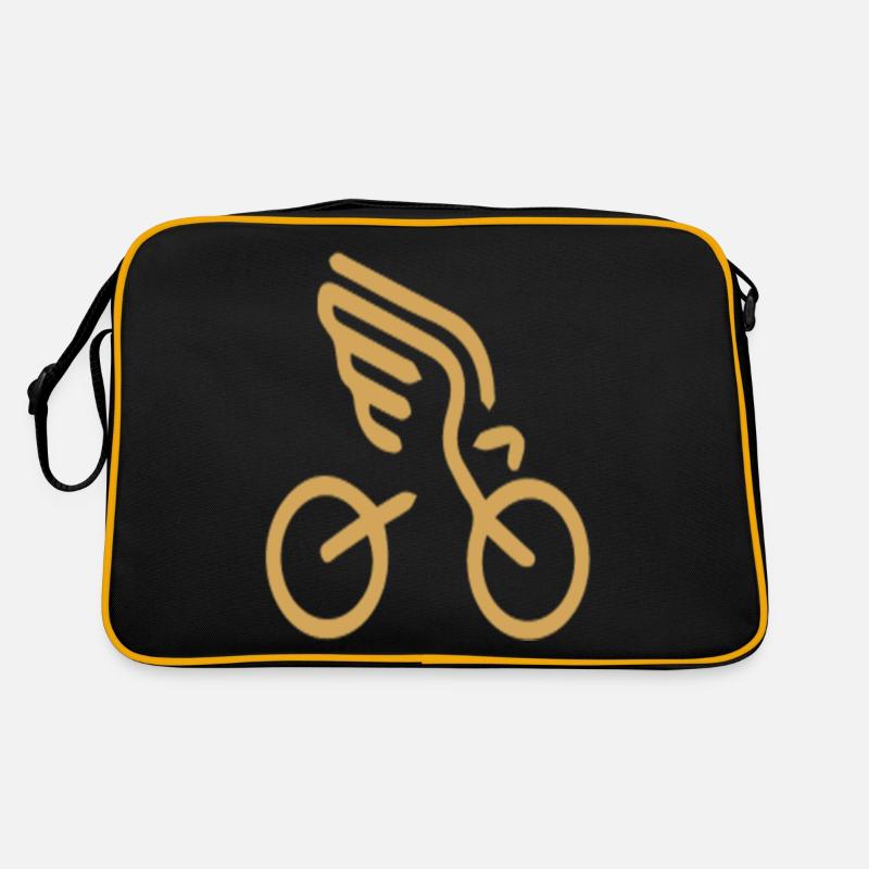 Cycliste de conception d'aile de vélo cool Sac Retro