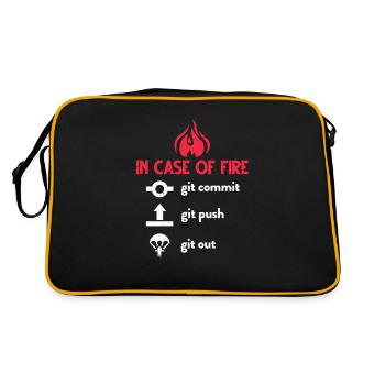 programmer - Retro Bag - black/gold - Back