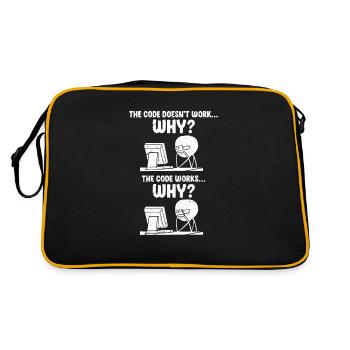 programmer - Retro Bag - black/gold - Back