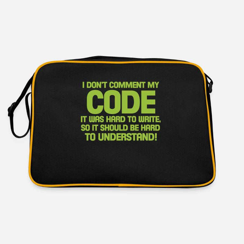 Programmierer Retro Tasche