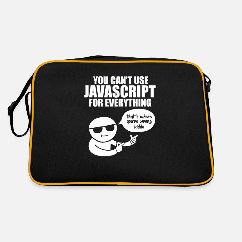 Programmer Javascript Retro Bag