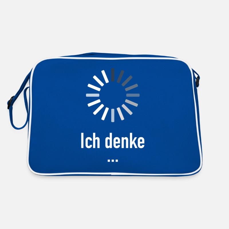 Ich denke ... - Informatiker Programmierer Nerd Retro Tasche