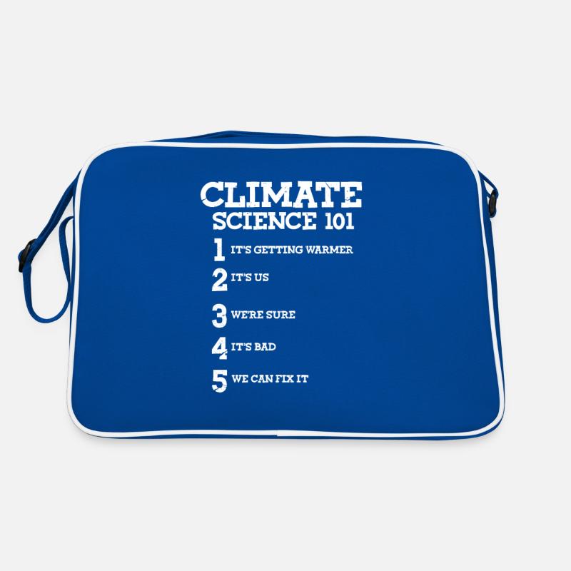 Climate change Retro Bag