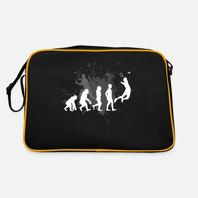 Badminton - Retro Tasche - Schwarz/Gold