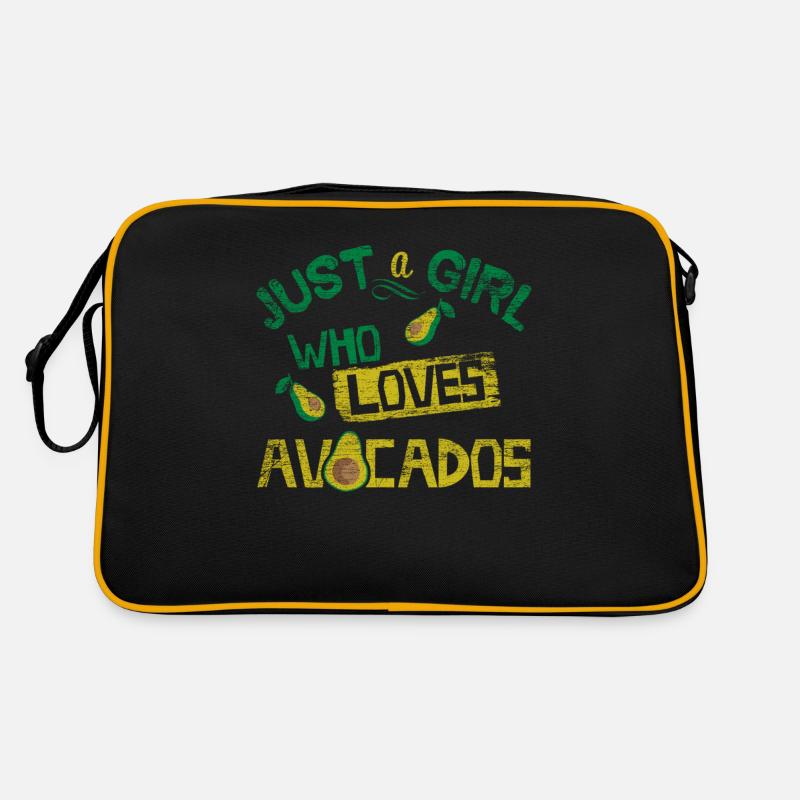 Avocado Mädchen Retro Tasche