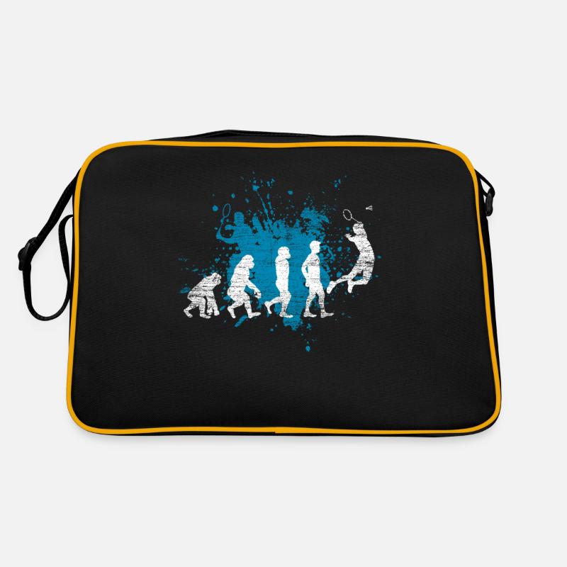 Badminton - Retro Tasche - Schwarz/Gold