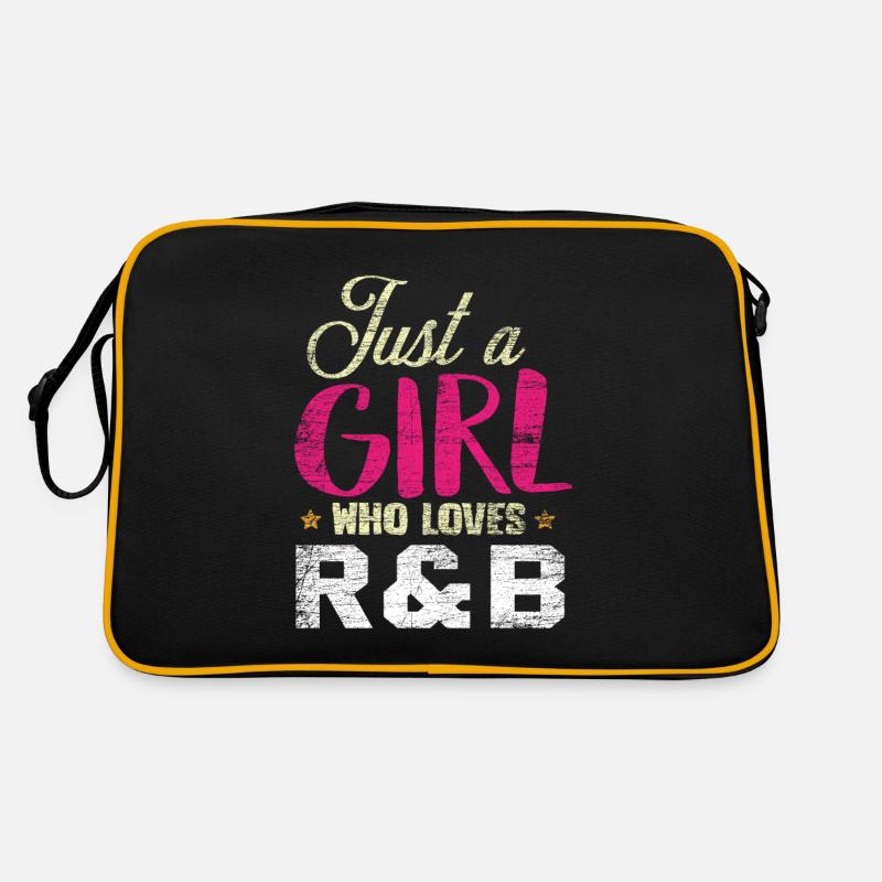 Fille de musique R & B Sac Retro