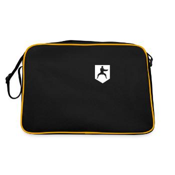 Kenpo Kai Karaté combat cadeau de combat d'arts martiaux - Sac Retro - noir/or - Dos