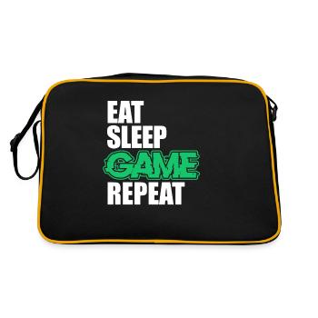 Gaming - Sac Retro - noir/or - Dos