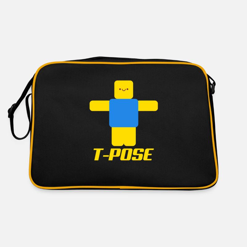 Gaming Roblox Gamer gamble computer game gift - Retro Bag - black/gold