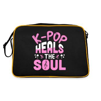 K-Pop - Retro Bag - black/gold - Back